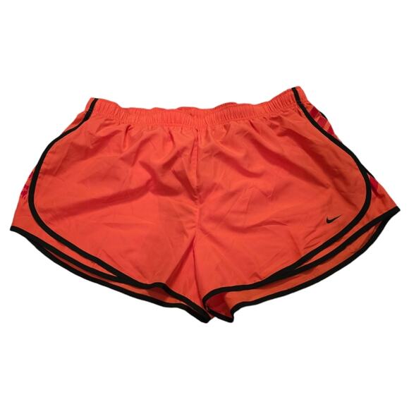 Nike Orange and Black Running Active Athletic Shorts Plus‎ Size 2X New - Picture 2 of 11